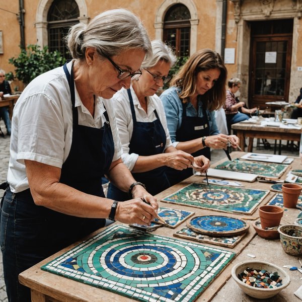 Où participer à des ateliers de mosaïque en Italie?