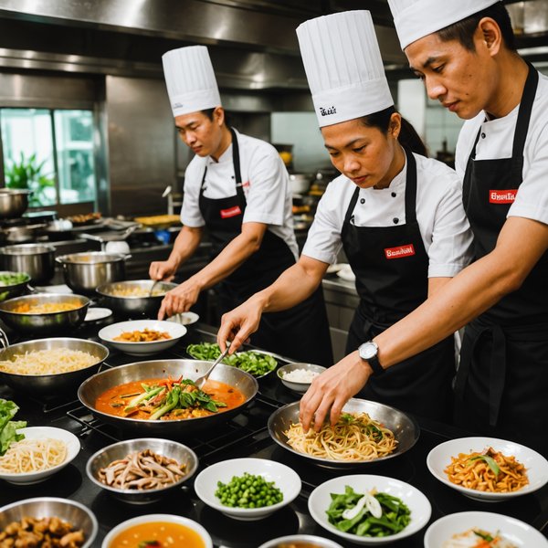 Où apprendre les techniques de la cuisine thaïlandaise à Bangkok : ateliers et chefs recommandés ?